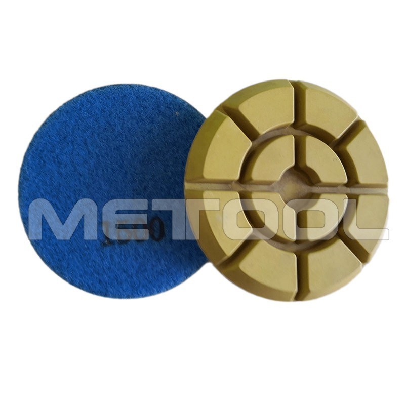 4 Inch Resin Bond Diamond Dry Polishing Pads