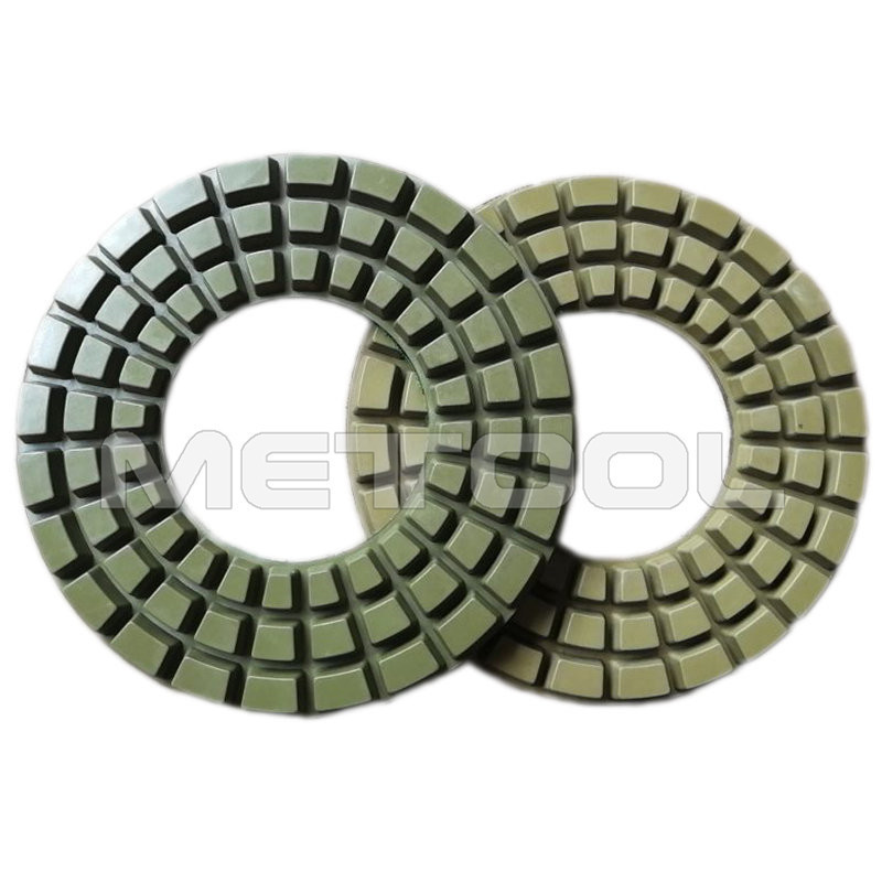 230mm Resin Bond Diamond Wet Polishing Pad For Quick Change System