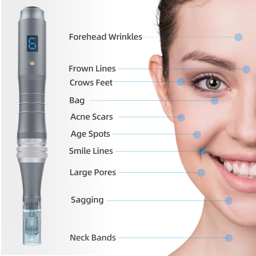 Wireless derma pen Dr pen M8/ dr pen m8 microneedling pen/ dr pen m8 16 pin cartridges