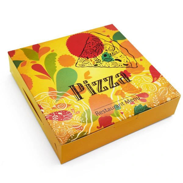 Pink Pizza Box Custom Size Eco Friendly Food Packaging Paper Box Heat Preservation Oil Resistant Pizza Box Personalized