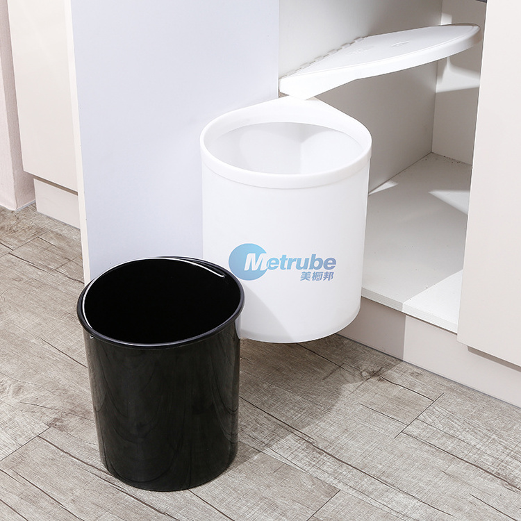 Kitchen Under Sink Swing out Plastic Waste Bin (12L)