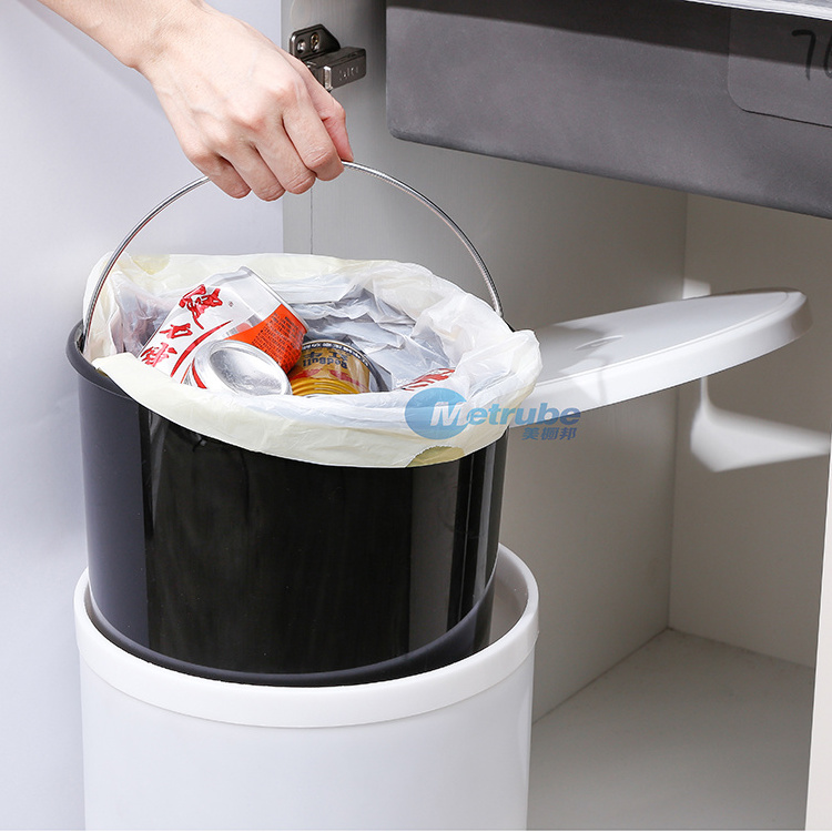 Kitchen Under Sink Swing out Plastic Waste Bin (12L)