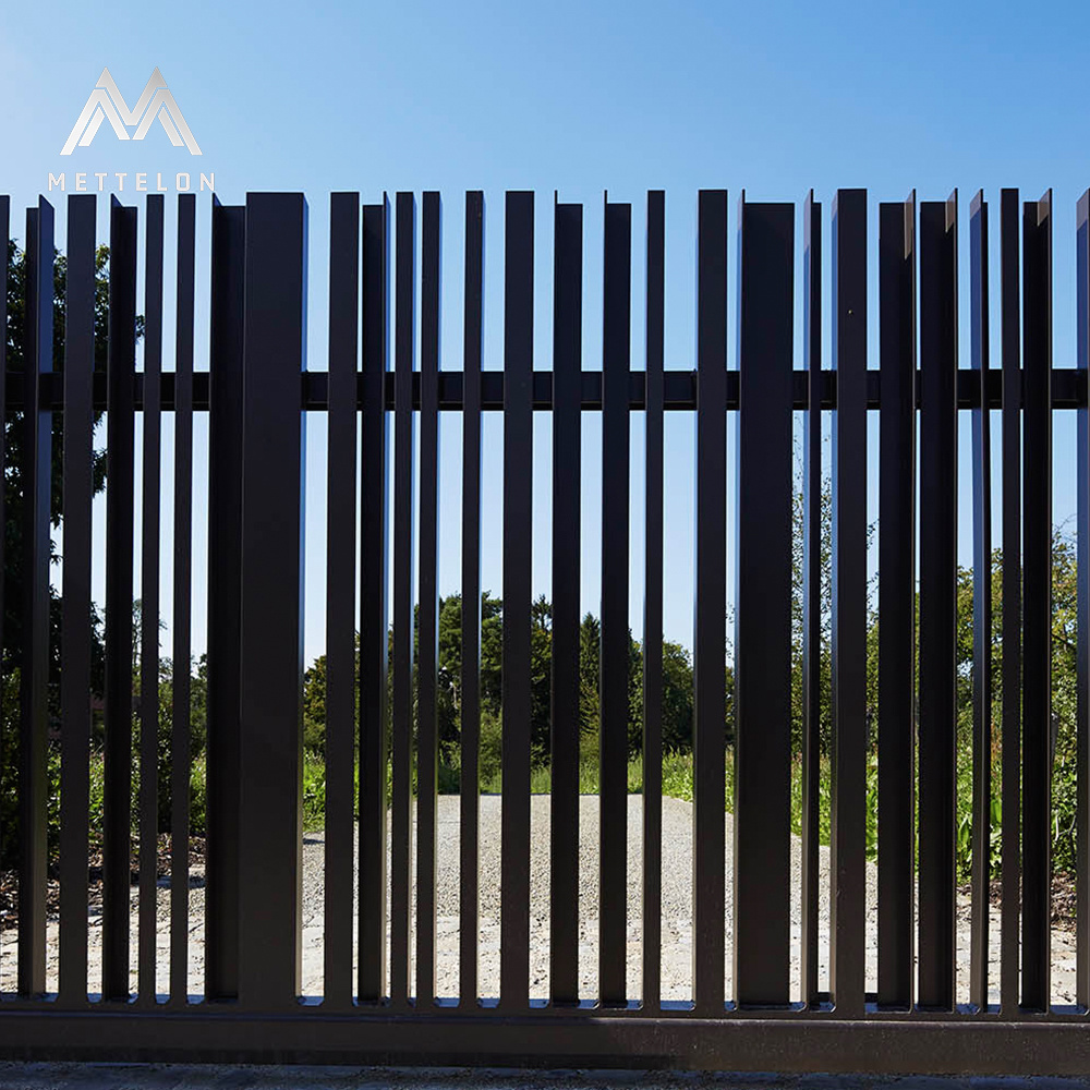 Eco-Friendly Wood Plastic Composite Fence Panel High-Quality Aluminum Frame, Side Cover Post Most Popular WPC Wood Fence