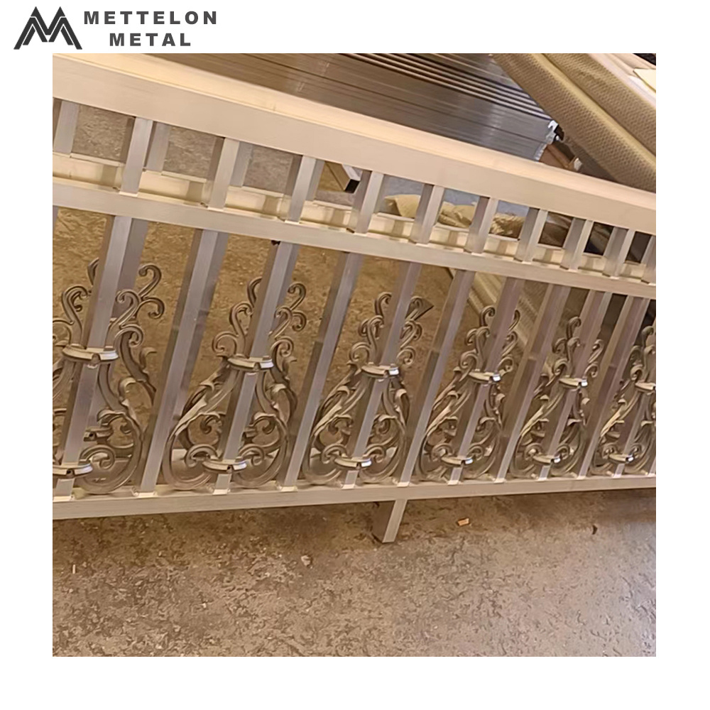 High-Quality  Aluminum Fence Security, Privacy Modern Home Fencing Panels Enhanced Safety Affordable Metal Swimming Pool Fencing