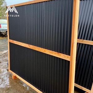 Eco-Friendly Wood Plastic Composite Fence Panel High-Quality Aluminum Frame, Side Cover Post Most Popular WPC Wood Fence