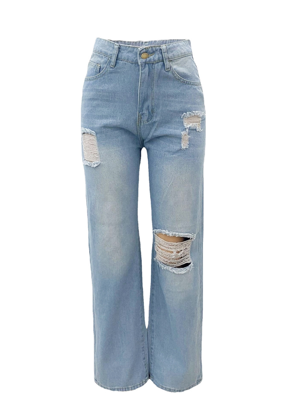 New Trending Fall Wholesale European Bell Bottom Flare Trousers Jeans Ladies Spring Hot Sales Denim Women's Jeans