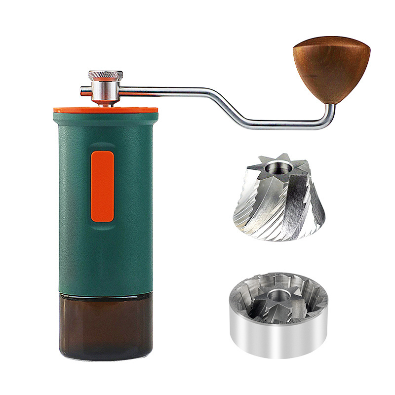 Hot sale home manual grinder Portable manual plastic body Coffee Grinder Hand crank coffee grinder with adjustable setting Mill