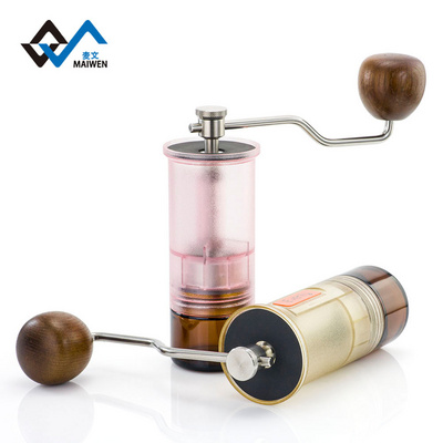 Stainless Steel Burr Coffee Bean Mill/Adjustable Coarseness Espresso Hand Coffee Mill for Beans Spices/Pour over Coffee Grinder