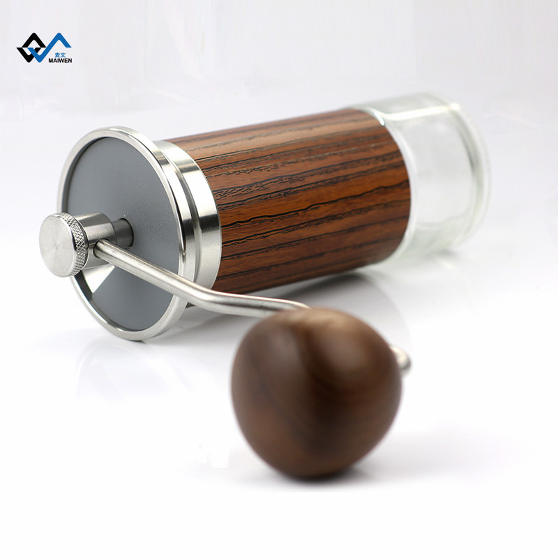 Hot Sale Manual Coffee Bean Grinder Portable Stainless Steel Espresso Manual Coffee machine with Conical Burr Hand Crank Grinder