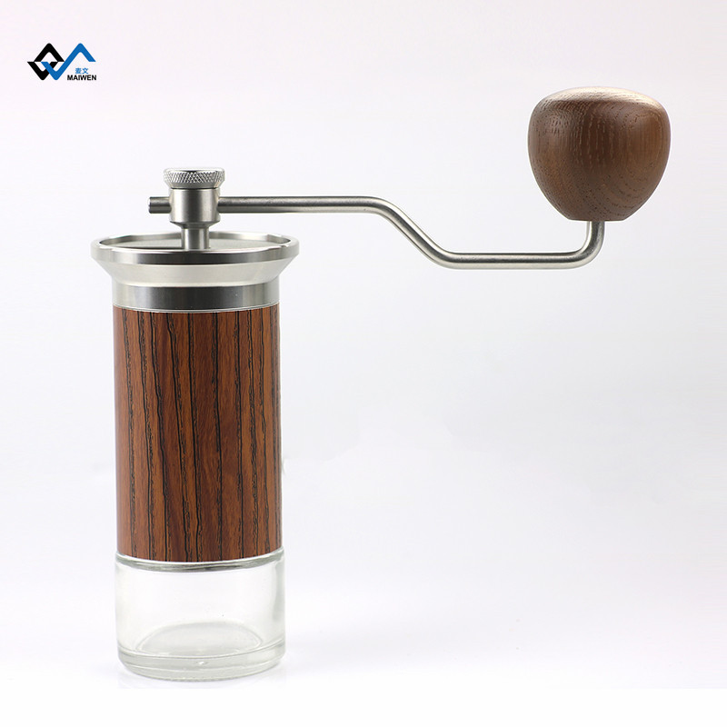 Hot Sale Manual Coffee Bean Grinder Portable Stainless Steel Espresso Manual Coffee machine with Conical Burr Hand Crank Grinder