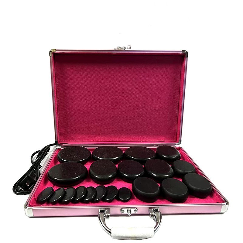 Various Auto Heat Hot Stone Massage Set In Stock Pedras Quentes Aquecedor Pierre Chaude Massage Piedras Masajes