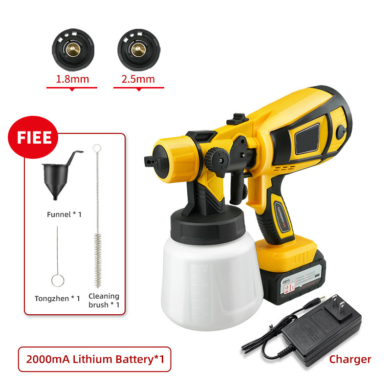 Cordless Spray Gun High Power Multi Function Electric Held Tool Disinfectant Water Spray Gun Paint Emulsion