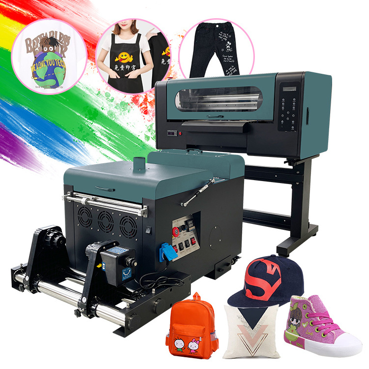 Xp600 Direct To Film And Oven Auto Powder Printing Machines Epson L1300 Dtf A3 Printer With Supplies