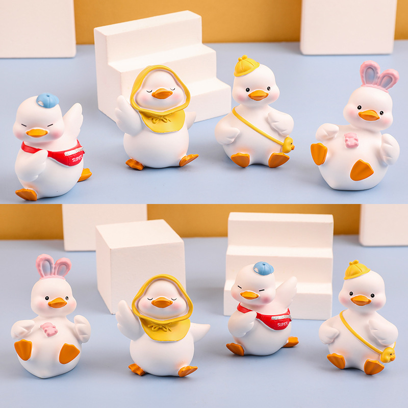 Duck Toy Car Ornaments Duck Car Dashboard Decorations cute