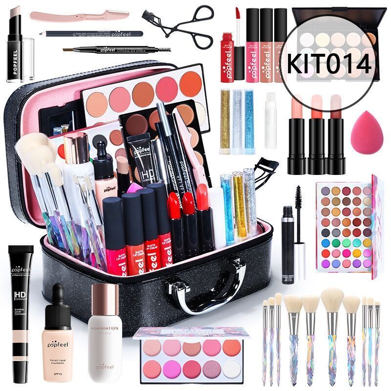 All-in-one Makeup Gift Set Makeup Kit for Women Full Kit Include Makeup Brush Set Eyeshadow Palette Lip Gloss Set