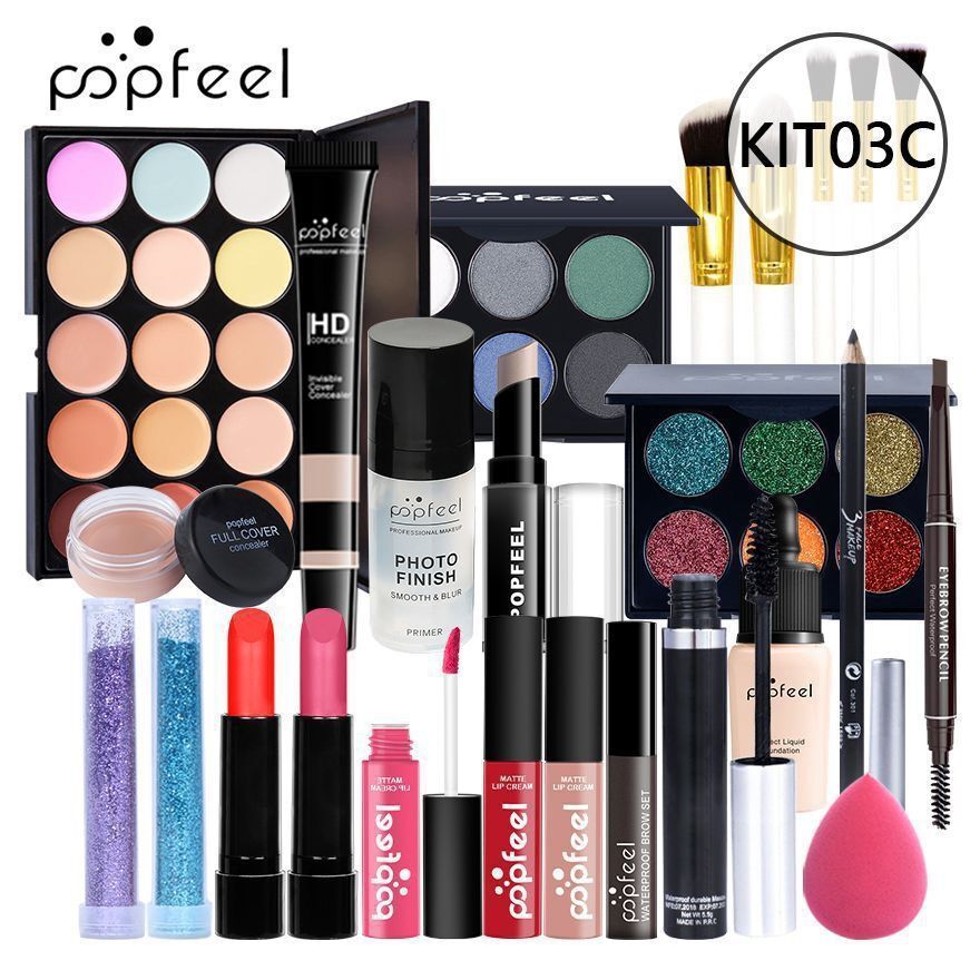 All-in-one Makeup Gift Set Makeup Kit for Women Full Kit Include Makeup Brush Set Eyeshadow Palette Lip Gloss Set