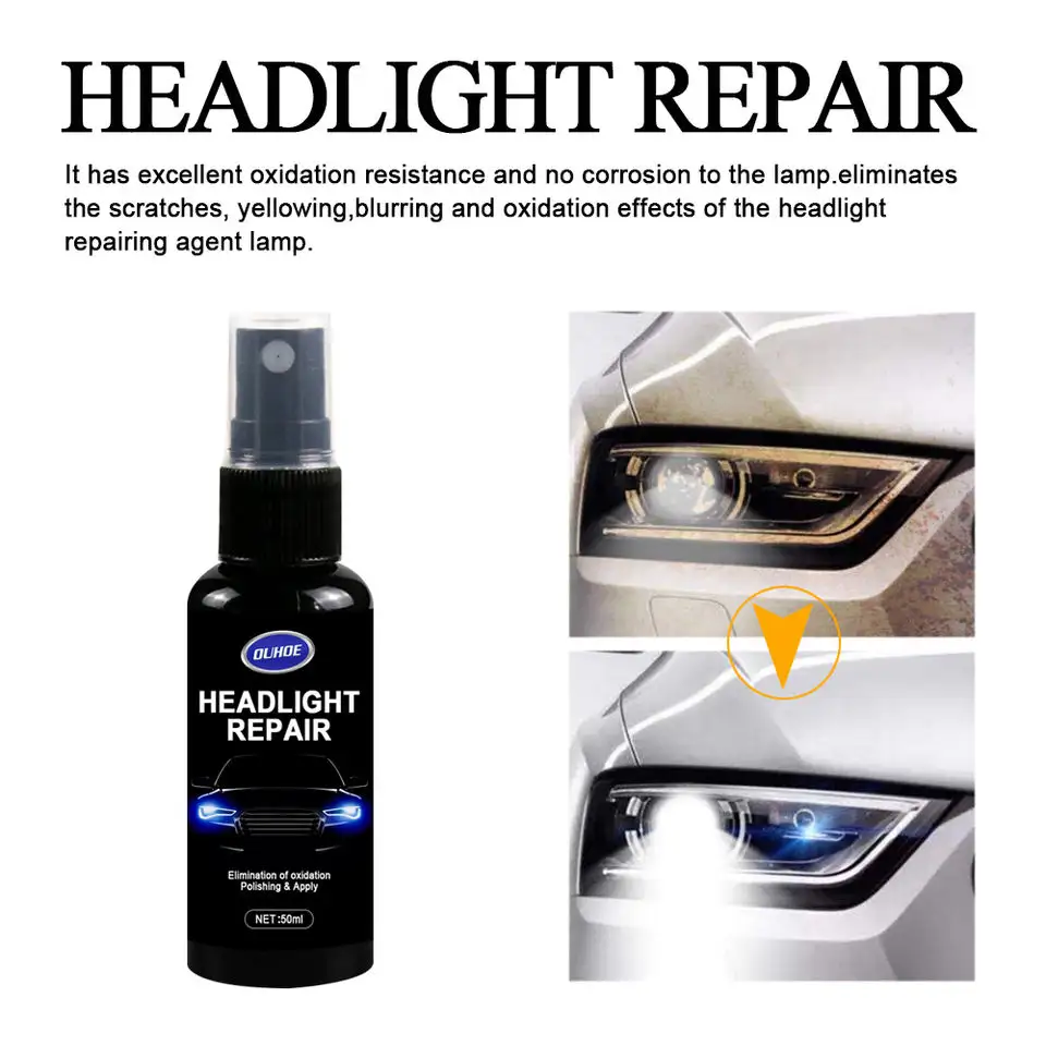 10ml 20ml 30ml 50ml Car Headlight Repair Coating Solution Repair Kit Anti Oxidation Rearview Coating Polishing Liquid Agent