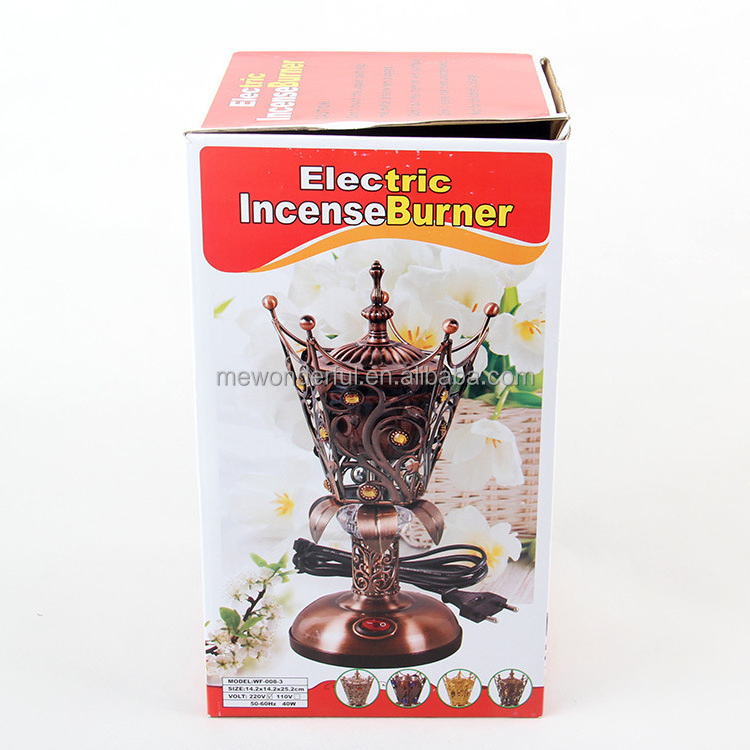 Saudi Arabia bakhoor metal incense burner