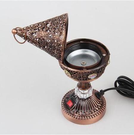 Daily use flower shaped electric incense burners,religious incense oil burners,burner bakhoor