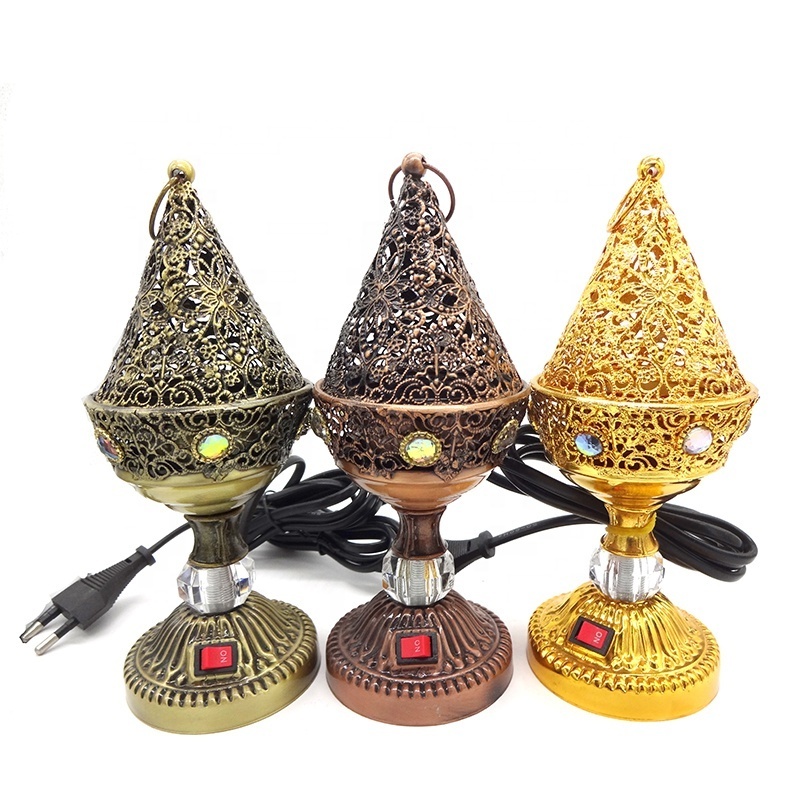 Daily use flower shaped electric incense burners,religious incense oil burners,burner bakhoor