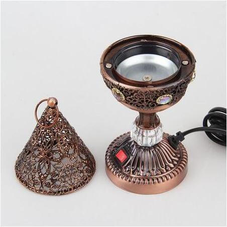 Daily use flower shaped electric incense burners,religious incense oil burners,burner bakhoor