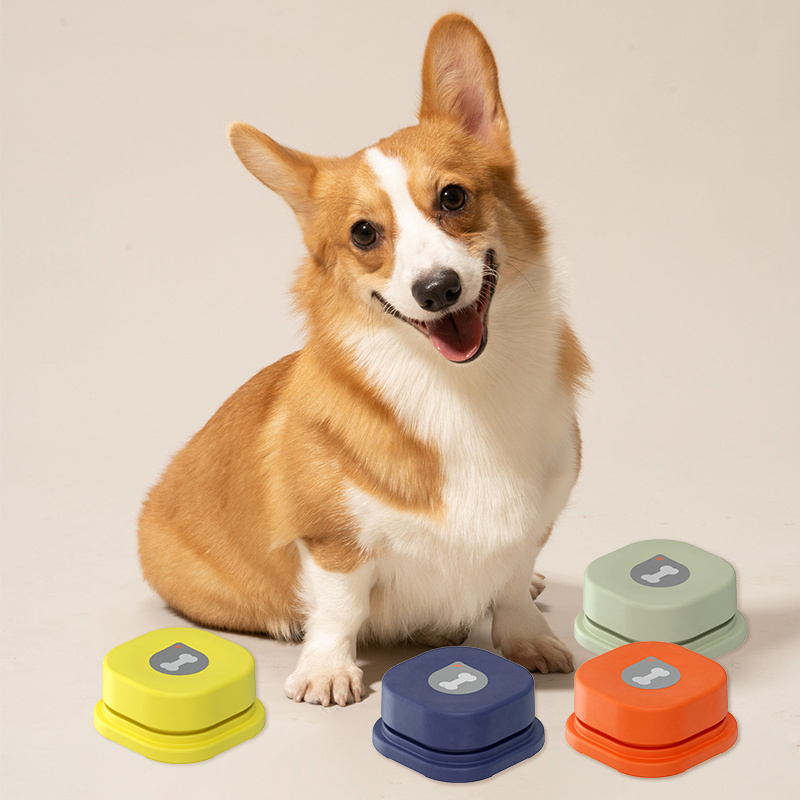 MewooFun Fluent Recordable Talking Button Dog Buzzer Talking Pet Dog Buttons