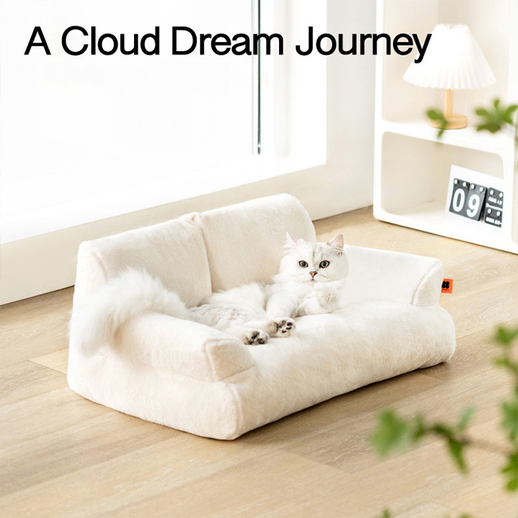 MewooFun Removable and Washable Cat Nest Cute Pet Cat Couch Sofa Bed