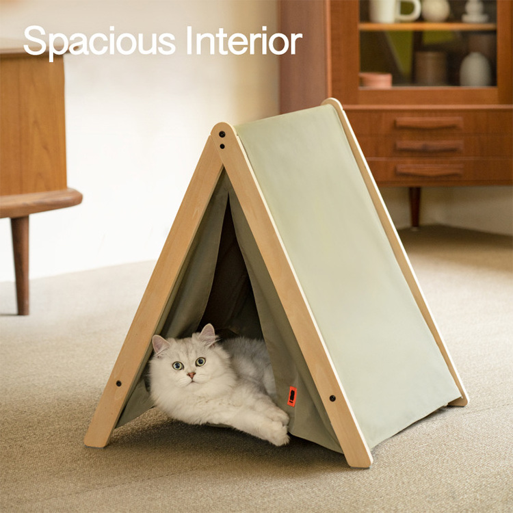 MewooFun 2022 New Design Waterproof Pet Cat Dog Tipi Teepee Tent