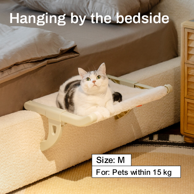 MewooFun New Design Plastic Hanging Cat Bed Pet Cat Wall Hammock Window Cat Beds for Indoor