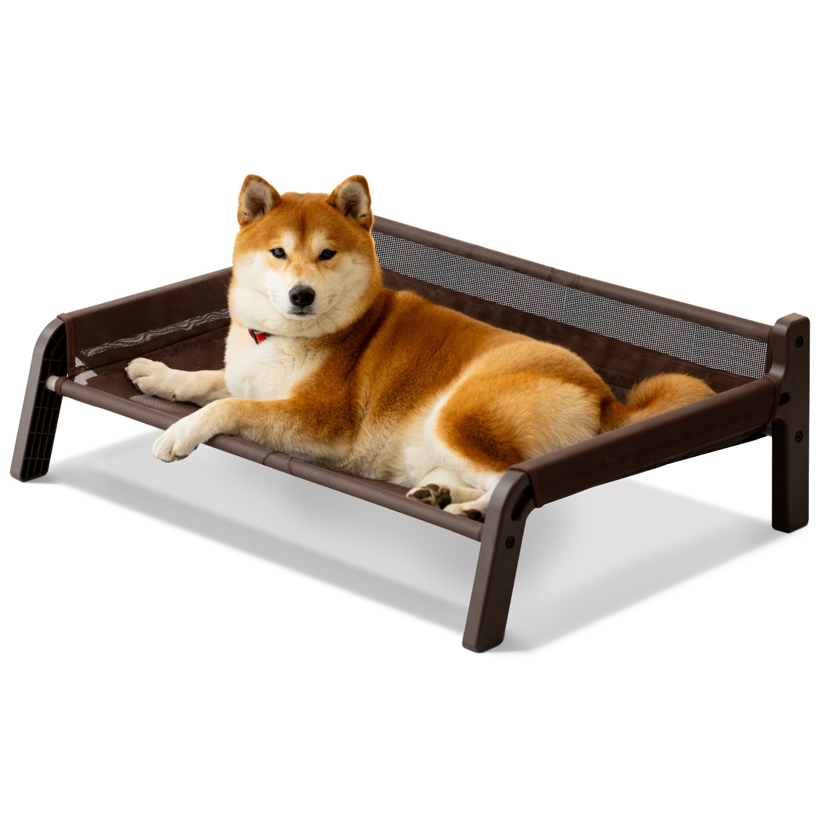 MewooFun Cooling Elevated Dog Bed Dog Camping Cooling Bed Outdoor Elevated Raised Dog Bed