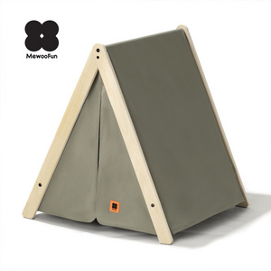 MewooFun 2022 New Design Waterproof Pet Cat Dog Tipi Teepee Tent