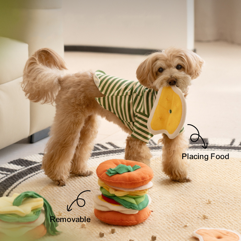 MewooFun High Quality Hamburg Style Dog Sniffing Toy Nosework Dog Toy Interactive Funny Dog Toy