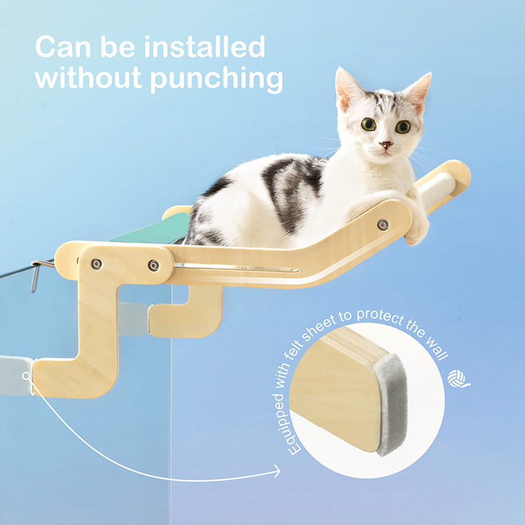 MewooFun Multifunctional Cat Bed Cat Window Perch Hammock Cat Bed Hammock