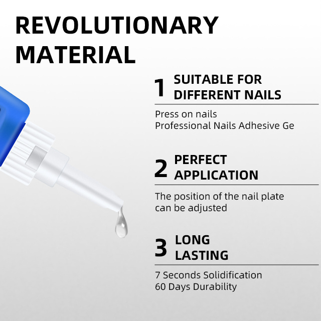 2022 New High Quality Nail Art Glue Waterproof 20g 401 Super Glue Nail Glue for Extension