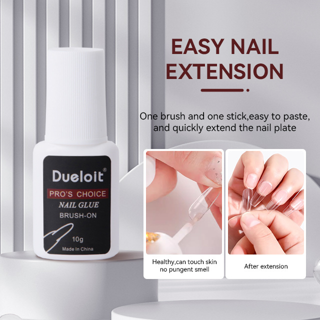 Wholesale High Quality Wholesale Cheap 10g Nail Glue Professional OEM Beauty Nail False Art Decoration Tips Nail Glue