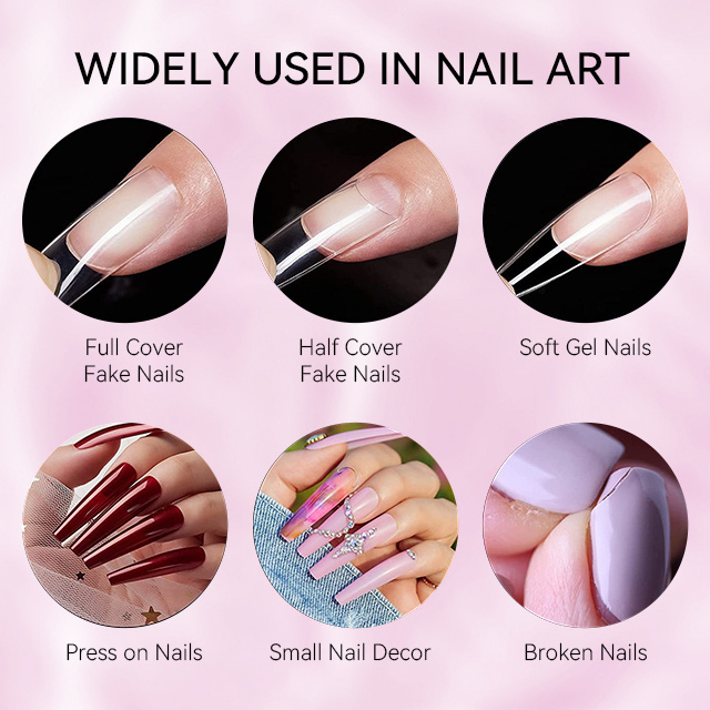 Best Price Acrylic Artificial Press On Nail Tips Glue Mini Pink Bond 2g Waterproof nail glue for press on nails