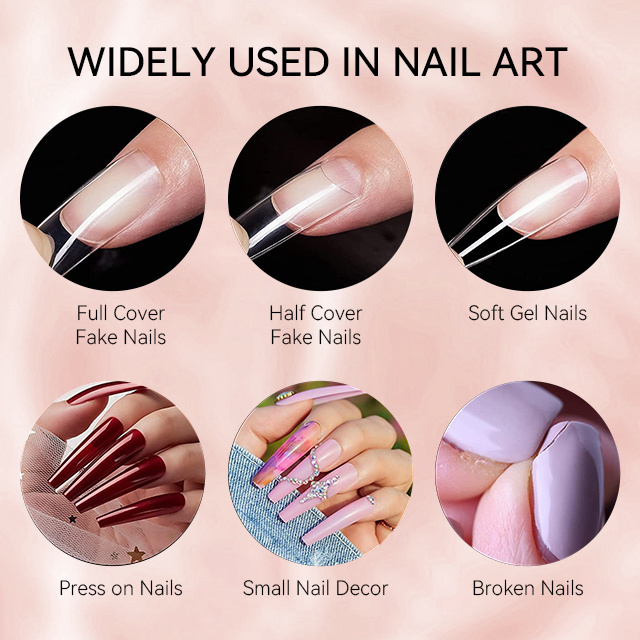 High Quality Waterproof Nail Glue Fast Dry Nails With Glue Long Lasting Press On Nails Glue