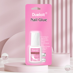 Custom Logo Acrylic Artificial Press On Nail Tips Gel Glue Mini Bond 7g Fast Drying Nail Glue For Nails