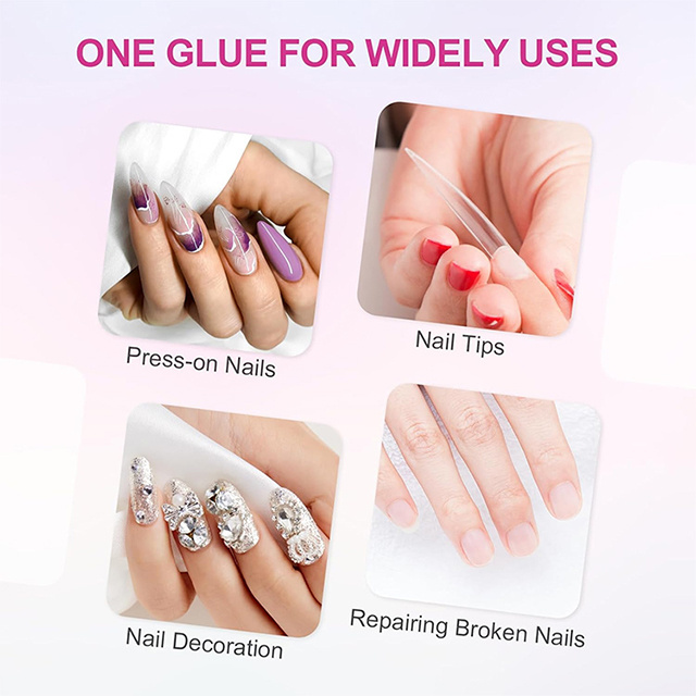 Free Design Strong Nails Bonding Nail Glue Professional Private Label Adhesive Gel Nail Polish Art Glue