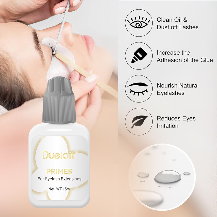 Lash Super Bonder For Eyelash Extension 15ML Glue Accelerator For Lash Extensions Speed Up Glue Drying