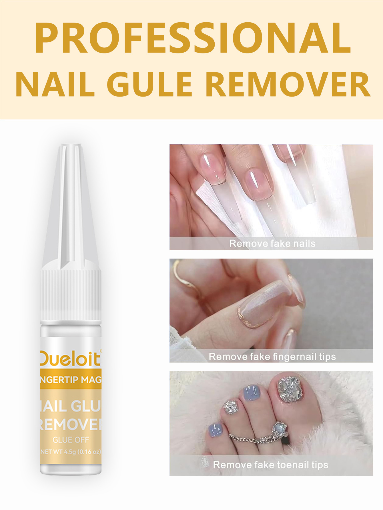 Magic Pen Remover Glue takes OFF the press on nails 4.5g Gel Nail Glue Debonder