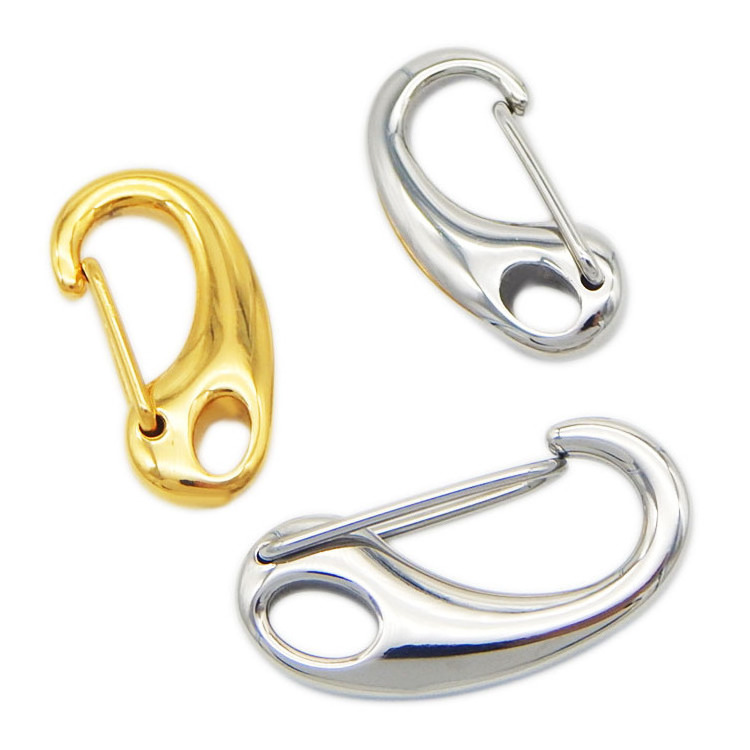 factory custom jewelry clasp manufacturer various size stainless steel buckle bracelets double lobster clasp for bracelets