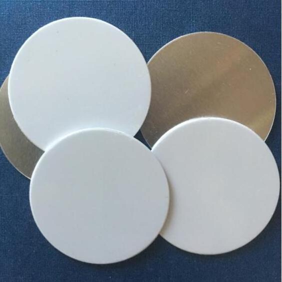 30mm 60mm Sublimation Aluminium Sheet sublimation inserts metal round sublimation blanks discs for jewelry