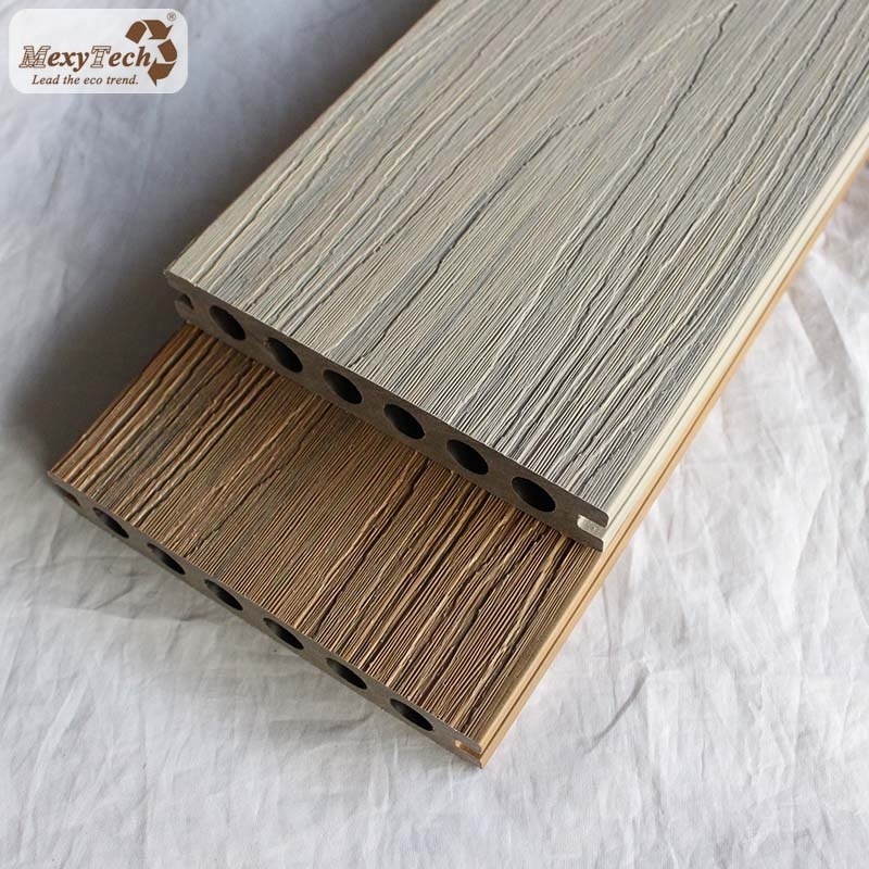 China Anti-cracking waterproof  WPC coextrusion wood flooring