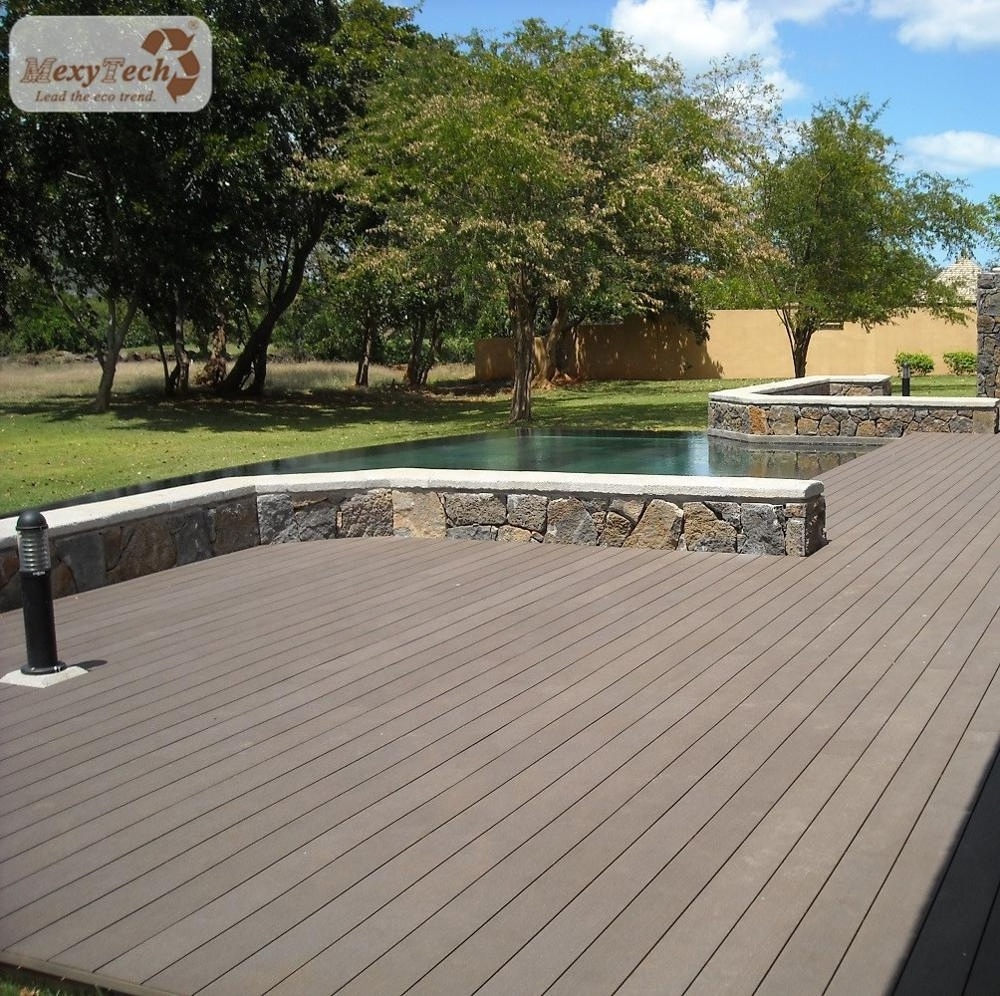 MexyTech swimming pool solid composite timber wpc decking