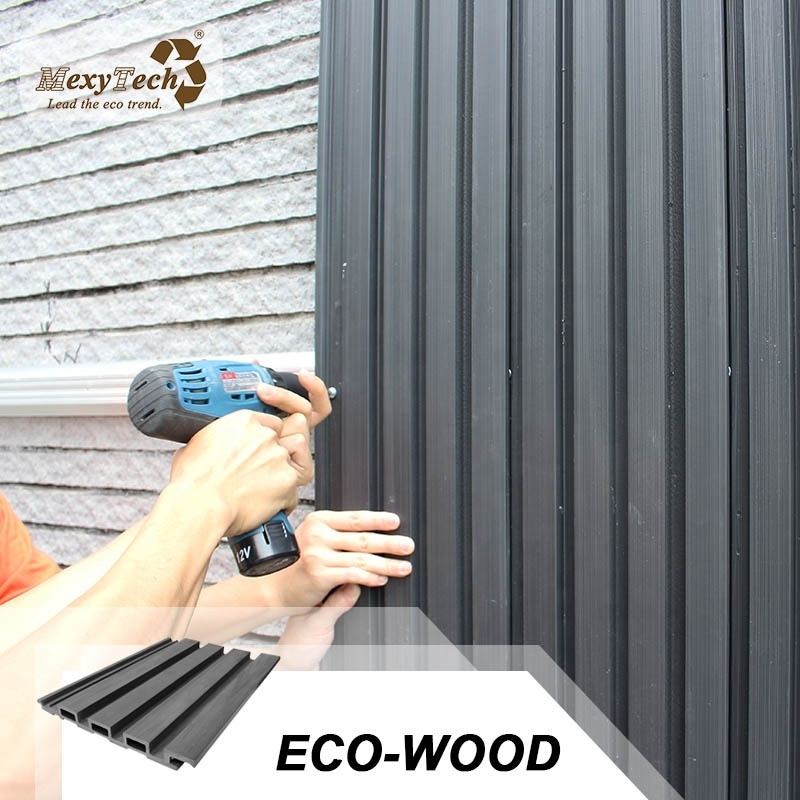 Mexytech 2019 eco wood cladding composite waterproof exterior wall panel