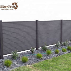 terrace privacy fence easy installation wood plastic composite fencing &trellis