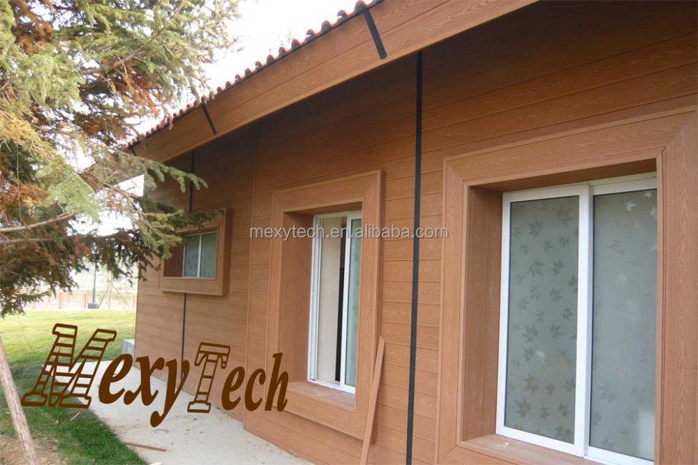 foshan supplier outdoor wall cladding and wood plastic composite siding