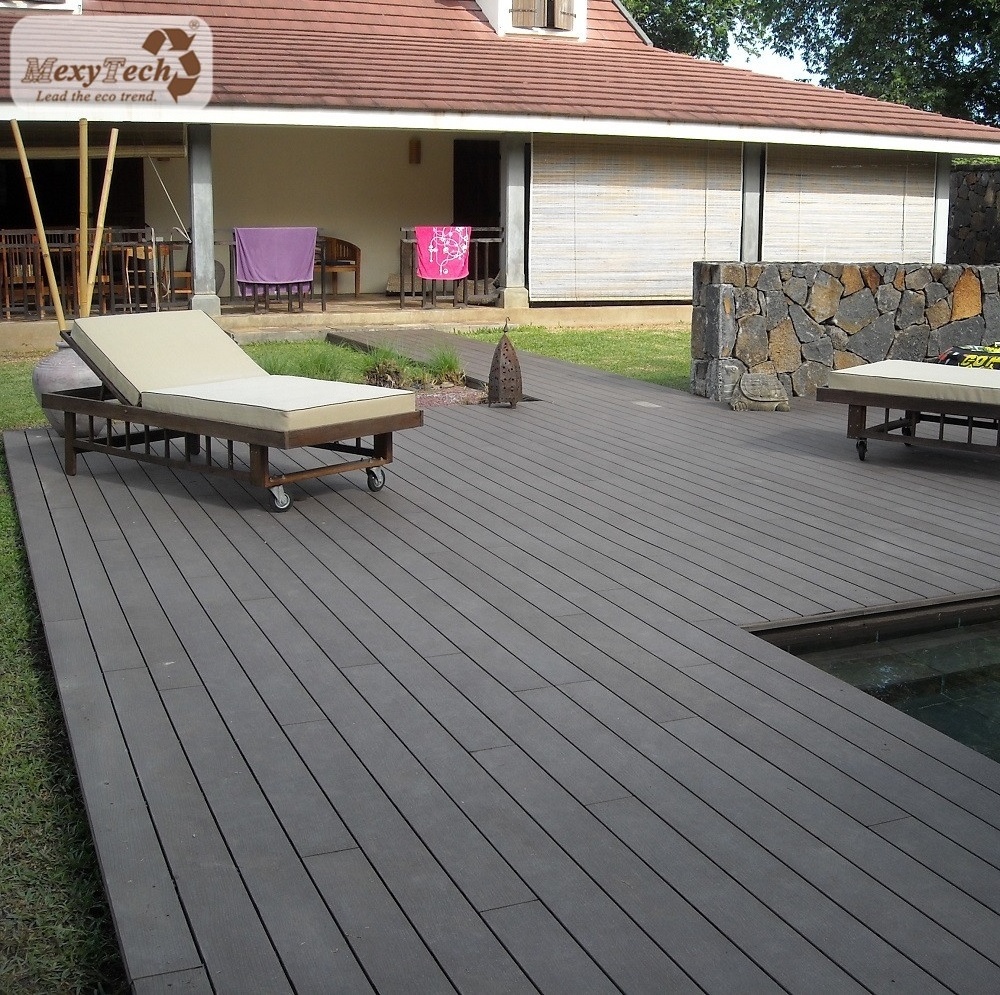 MexyTech swimming pool solid composite timber wpc decking