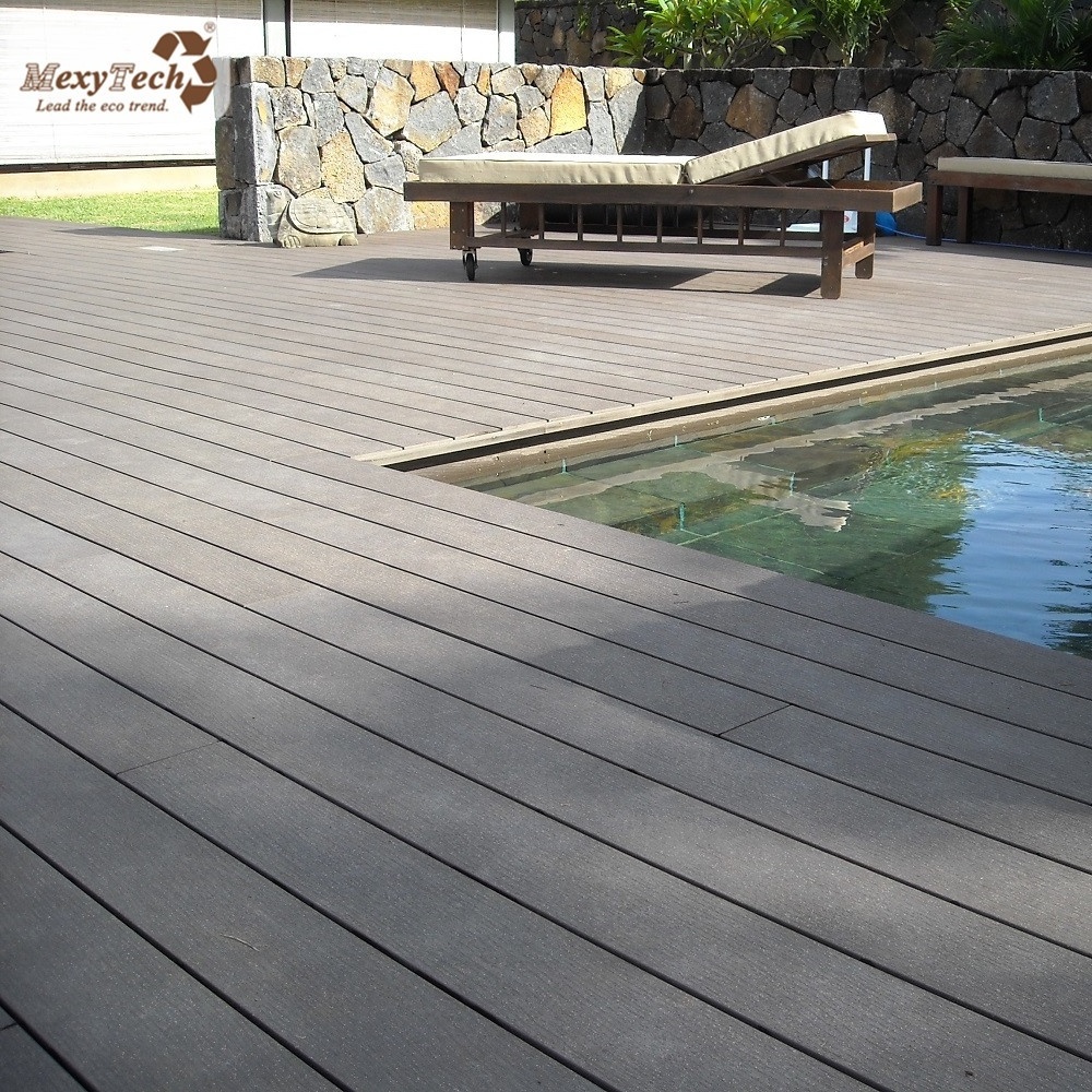 MexyTech swimming pool solid composite timber wpc decking